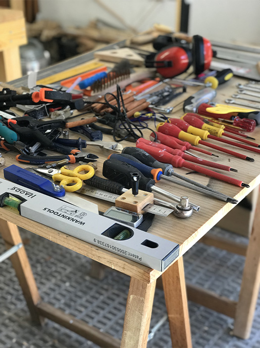 Aula de Proyectos - Panel de herramientas