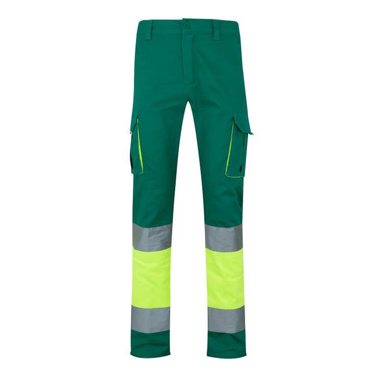 Velilla pantalon 100 algodon av s verde amarillo fluor Brico Depot