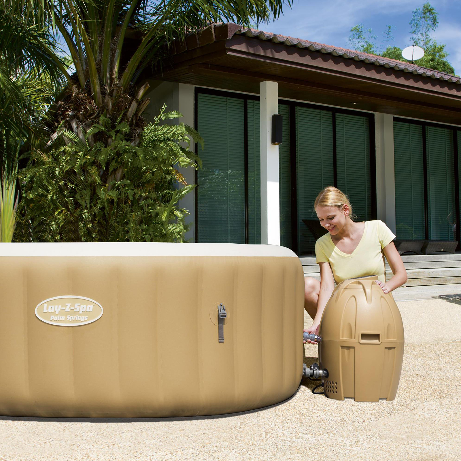 Spa Hinchable Bestway Lay- Z-Spa Bali Para 2-4 personas