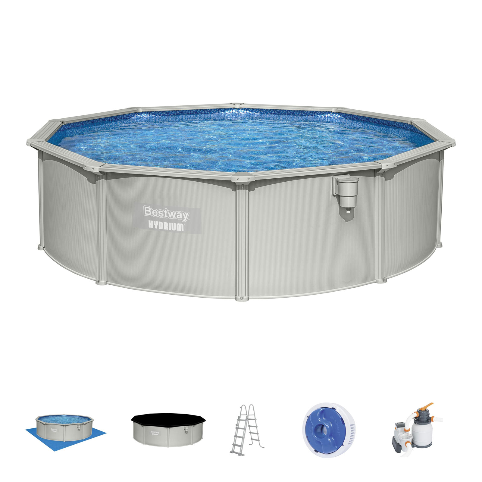 Piscina autoportante 460cm con depuradora – Tu piscina y jardín