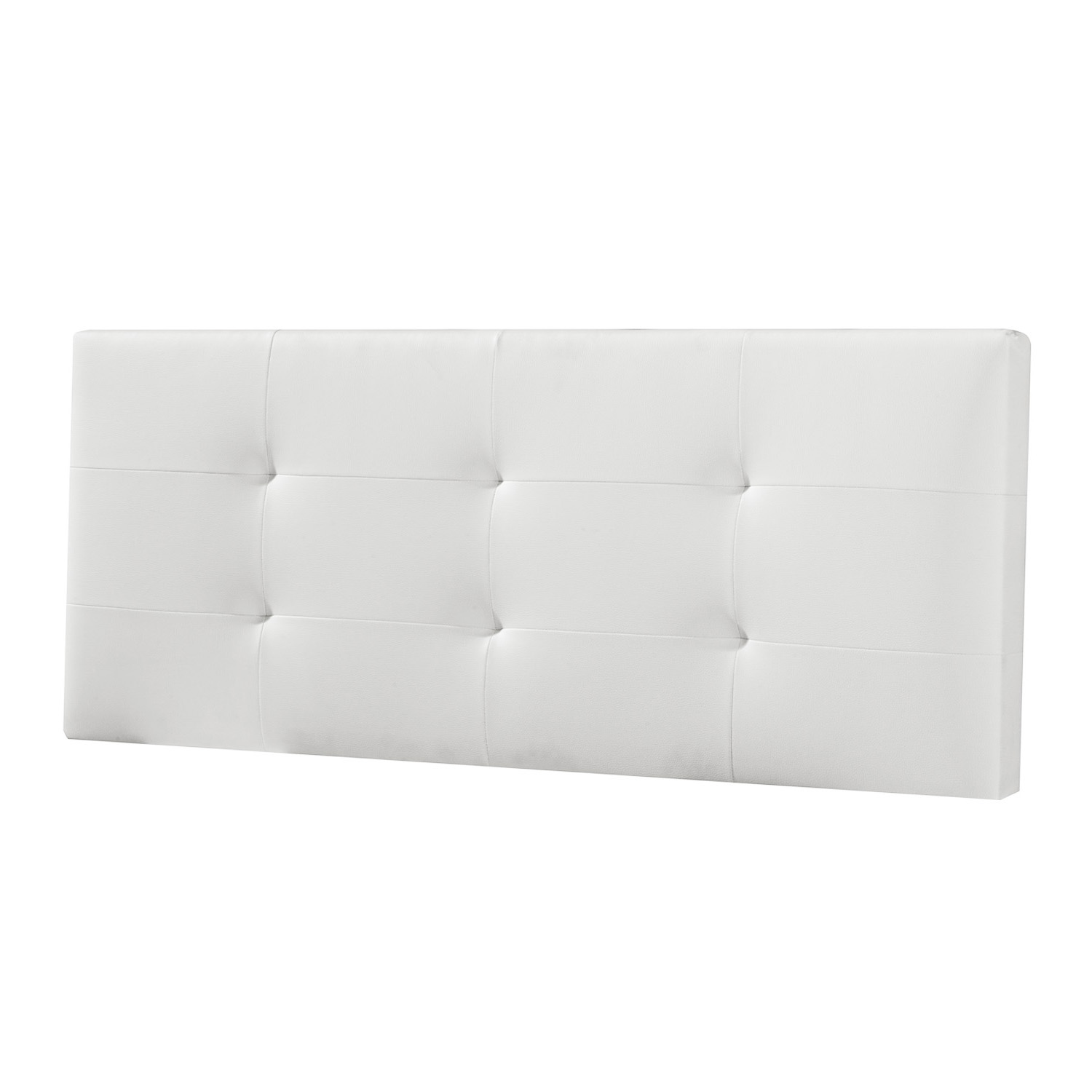 Cabecero tapizado Carla 140x60 cm Blanco, para Cama de 135 cm, Acolchado  con Espuma, 8 cm de Grosor, Incluye herrajes para Colgar : : Hogar  y cocina