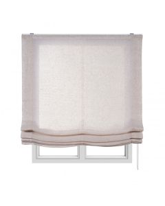 Estor plegable sin varillas, estor paqueto traslúcido  beige, 180 x 250cm