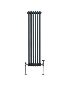 Radiador tradicional vertical de 2 columnas - 1500x 292mm - gris