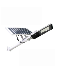 Farola LED solar city 100w, 2000 lm, panel orientable luz fría 6000k