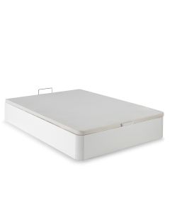 Canapé abatible 150x190 cm, color blanco