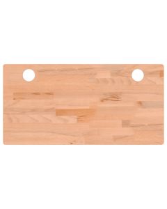 vidaXL tablero de escritorio madera maciza de haya 80x40x1,5 cm