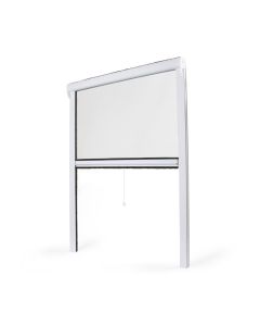 Mosquitera enrollable ventana PVC - anch. 800mm x alt. 1300mm