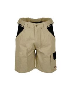 Ropa pantalon corto algodon saragossa beige t44-v057