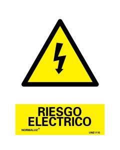 Señal riesgo eléctrico