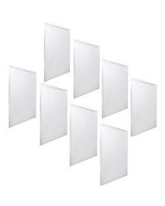 8x panel LED 60x60cm 48w, retroiluminado 48w 3000k blanco cálido