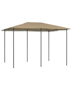 vidaXL cenador gris taupe 3x4x2,6 m 160 g/m²
