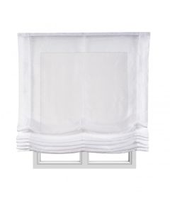 Estores plegables estor paqueto liso sin varillas blanco 180x175 cm