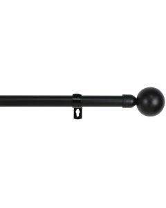 Barra de forja universal extensible (negro, 70-120cm bola)