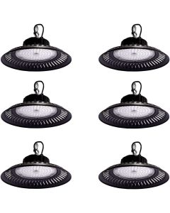 Pack 6x campana LED ufo 100w 6000k  serie eco