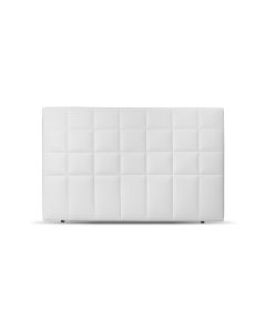 Cabecero de polipiel arlet 148x123cm  cama de 135cm color blanco