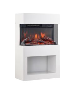 KAMINIO eléctrica chimenea HENRI - estufa de chimenea eléctrica - blanco