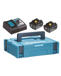 Makita 18 v 6 ah li-ion energy pack 2 baterías bl1860b + 1 cargador + malet