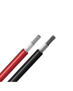 Cable solar 6mm2 o 4mm2   NEGRO y ROJO  1 METRO