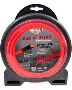 Hilo cuadrado de nylon universal desbrozadora 3 mm x 50 m Avalon