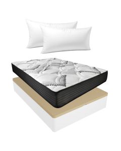 Pack canapé abatible sanz,colchón boxvisco,muelles ensacados 150x190cm
