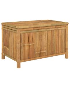 vidaXL caja de almacenaje de jardín bambú 90x52x55 cm