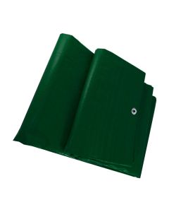 Toldo reforzado impermeable | lona multi | 8x12m. - verde oscuro