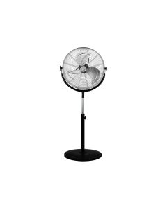 Ventilador industrial de pie en aluminio 120w con altura regulable