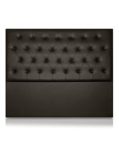 Cabeceros afrodita tapizado polipiel marron 145x120 de sonnomattress