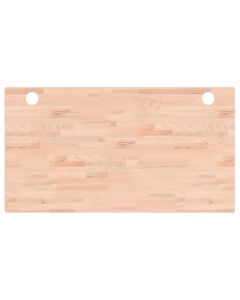 vidaXL tablero de escritorio madera maciza de haya 110x60x1,5 cm