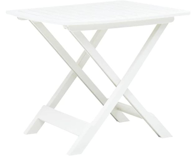 Mesa plegable TEVERE Blanca, Mesa Auxiliar Plegable Blanca, Mesa