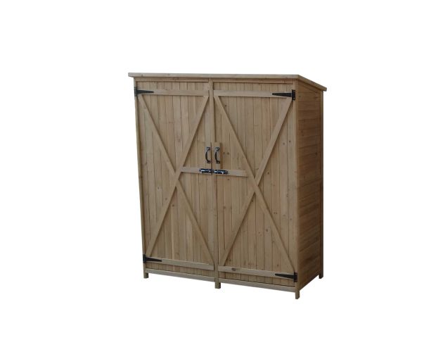 Armario exterior madera 44x140x162 cm Sundy • Gardiun España