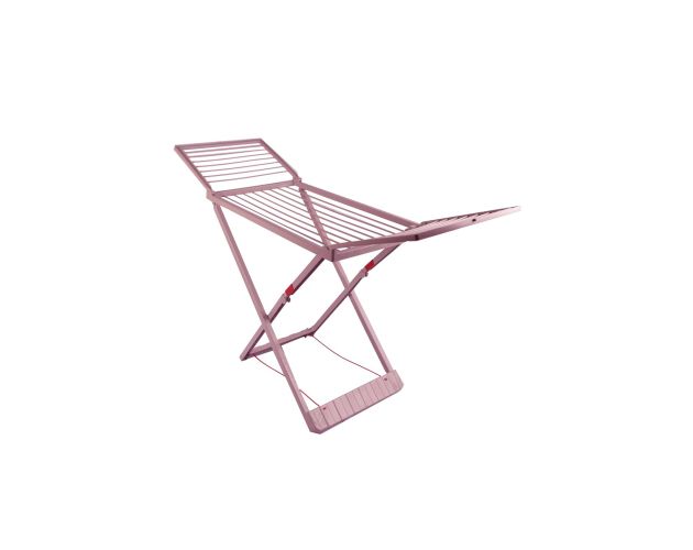 Tendedero plegable de resina para balcón - 10 metros de tendido - Fabricado  en España - Soporte para tender ropa (Bl