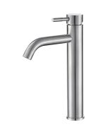 Grifo lavabo alto sligo acero cepillado