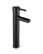 Grifo Lavabo Caño Alto Negro Apertura en Frío ALTADAT COAL GRIFERS