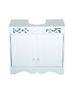 Armario de baño melamina,melamina color blanco 60x30x56cm homcom