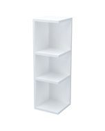 Ondee - estante simple - 20x65cm - blanco - melamina