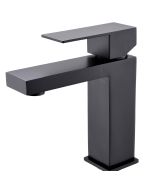 Grifo lavabo monomando minimalista | tamul black | lardecor