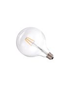 Bombilla LED g125 filamento 6w E27 blanca 2700k