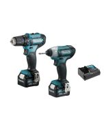 Set de 2 máquinas makita clx224smj - taladro atornillador - atornillador de