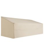 Funda protectora de banco tela oxford color beige 218x111x101 cm outsunny