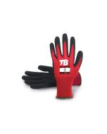 Guante nylon rojo palma nitrilo foam negro wg500 talla l-9