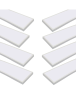 8x Panel LED Superficie 120x30 cm, 60w 5000lm, blanco frío 6000k