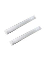 2x regletas LED slim 1200mm 36w, blanco cálido 3000k