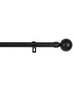 Barra de forja universal extensible (negro, 160-310cm bola)