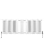 Radiador tradicional horizontal de 3 columnas - 600x 1462mm - blanco