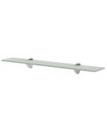 Estante flotante de cristal 60x10 cm 8 mm