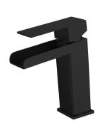 Grifo lavabo negro catar coal grifers