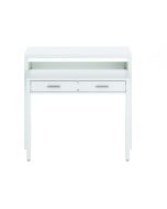 Mesa de escritorio extensible bureaublanco artik (blanco mate)