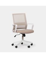 Silla de escritorio beige sayla