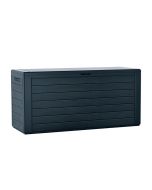 Baul de jardin boardebox 280l de plastico, antracita 116x43,8x55 cm